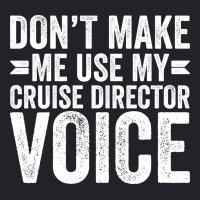 Dont Make Me Use My Cruise Director Voice Funny Unisex Sherpa-lined Denim Jacket | Artistshot