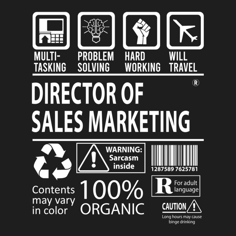 Director Of Sales Marketing T  Multitasking Certif Classic T-shirt | Artistshot