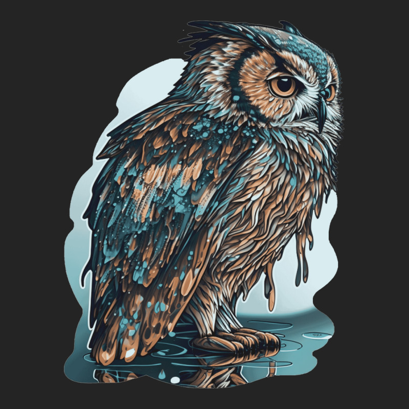 Ocean Sea Water Owl 3/4 Sleeve Shirt by UrielTurner100 | Artistshot