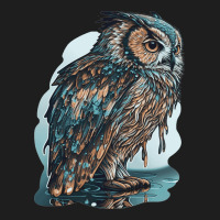 Ocean Sea Water Owl Classic T-shirt | Artistshot