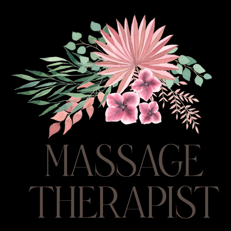 Massage Therapist Bohemian Floral Bouquet Design Legging by nataqohweiv | Artistshot