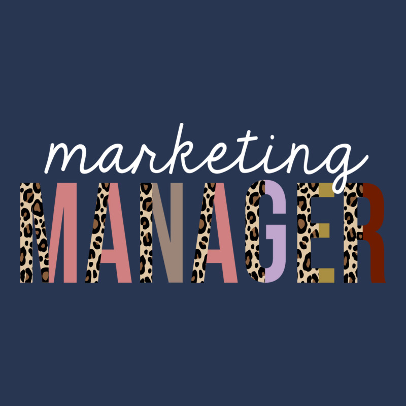 Marketing Manager Leopard Print Funny Gift Aesthet Men Denim Jacket by tokitorudelly | Artistshot