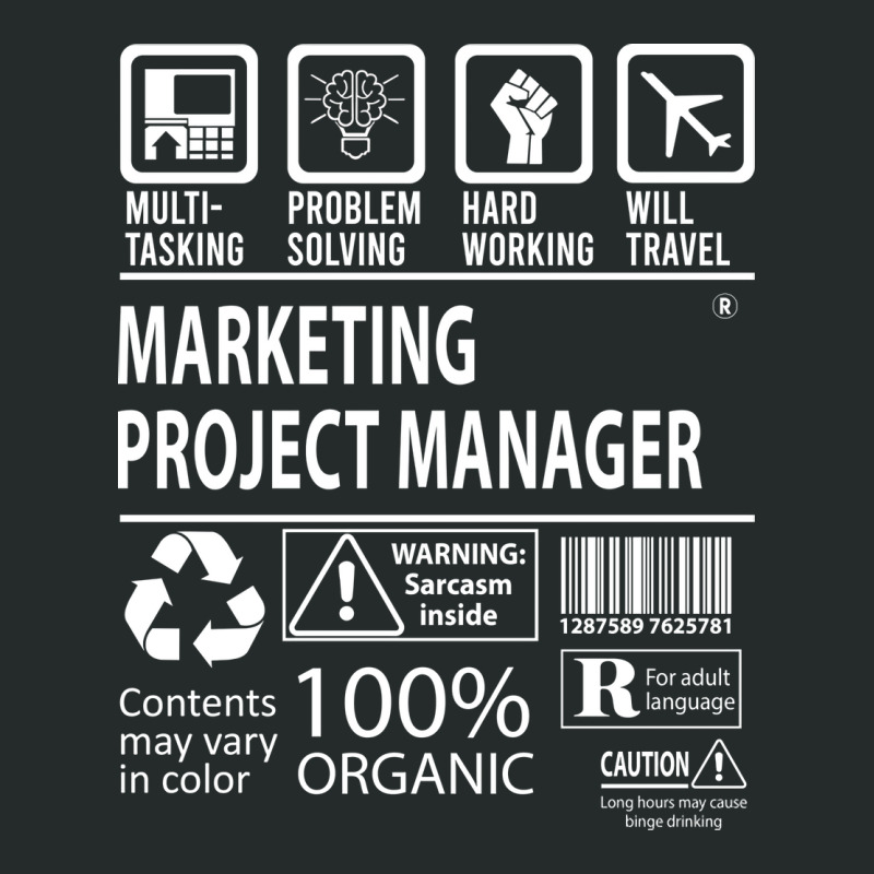 Marketing Project Manager T  Multitasking Certifie Women's Triblend Scoop T-shirt by elaichalberap | Artistshot