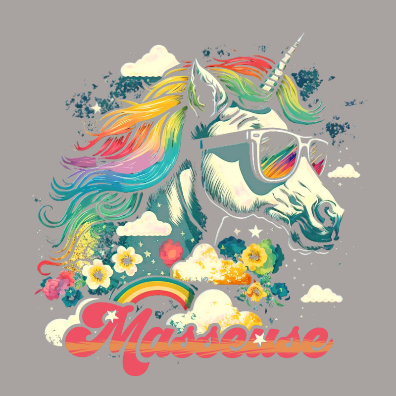 Rainbow Unicorn Masseuse Cute Racerback Tank by paolisnelcisq | Artistshot