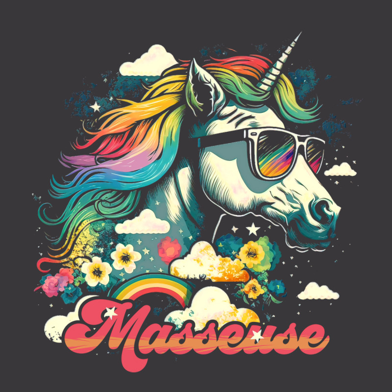 Rainbow Unicorn Masseuse Cute Ladies Curvy T-Shirt by paolisnelcisq | Artistshot