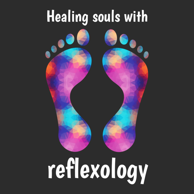 Healing Souls With Reflexology White Text 70s Exclusive T-shirt by auleyylgh | Artistshot