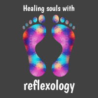 Healing Souls With Reflexology White Text 70s Vintage T-shirt | Artistshot