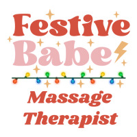 Massage Therapist Festive Babe Retro Christmas Hol Women's Pajamas Set | Artistshot