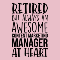 Retired But Always An Awesome Content Marketing Ma Adjustable Cap | Artistshot