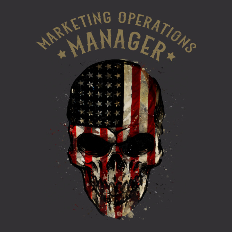 Marketing Operations Manager Watercolor Skull In A Vintage Hoodie by kamamisbaitis | Artistshot