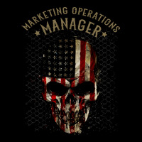 Marketing Operations Manager Watercolor Skull In A Fleece Short | Artistshot