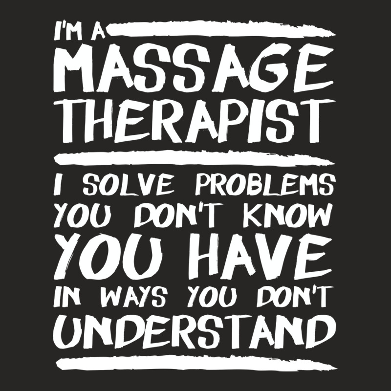 Massage Therapist Massage Therapy Red Ladies Fitted T-Shirt by crashloukas7 | Artistshot