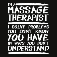 Massage Therapist Massage Therapy Red Scorecard Crop Tee | Artistshot