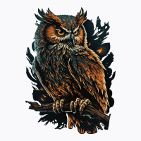 Owl Angry T-shirt | Artistshot