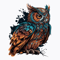 Owl Colour T-shirt | Artistshot