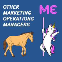 Marketing Operations Manager Unicorn Horse Design Ladies Fitted T-shirt | Artistshot