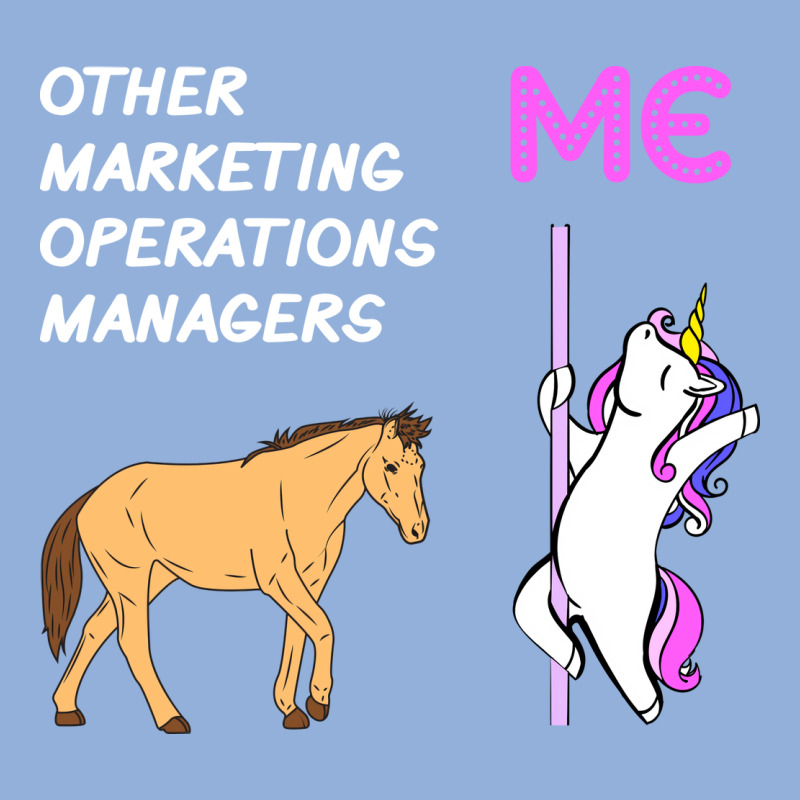 Marketing Operations Manager Unicorn Horse Design Racerback Tank by dyrondewer6 | Artistshot