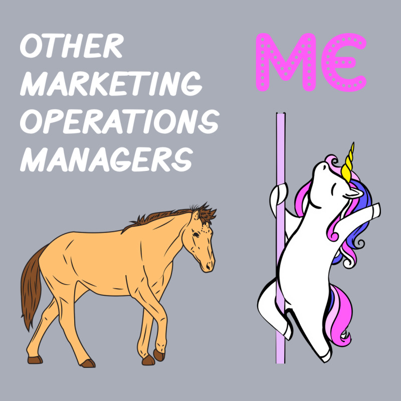 Marketing Operations Manager Unicorn Horse Design Tank Dress by dyrondewer6 | Artistshot