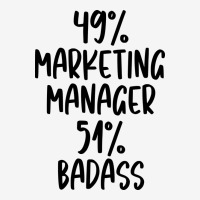 Marketing Manager 51 Badass Design Adjustable Cap | Artistshot