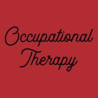 Occupational Therapy Red Ladies Fitted T-shirt | Artistshot