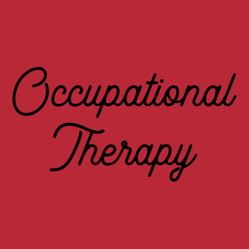 Occupational Therapy Red Women's V-Neck T-Shirt by takazaniehofa | Artistshot