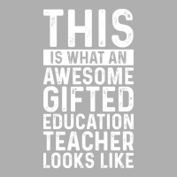 This Is What An Awesome Gifted Education Teacher L Ladies Fitted T-shirt | Artistshot