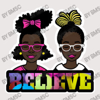 Black Girls Believe Clip Art By Bmsc Pocket T-shirt | Artistshot