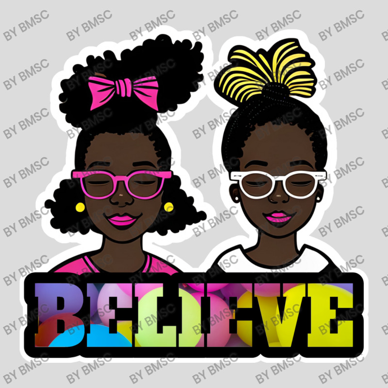 Black Girls Believe Clip Art By Bmsc Men's Polo Shirt | Artistshot