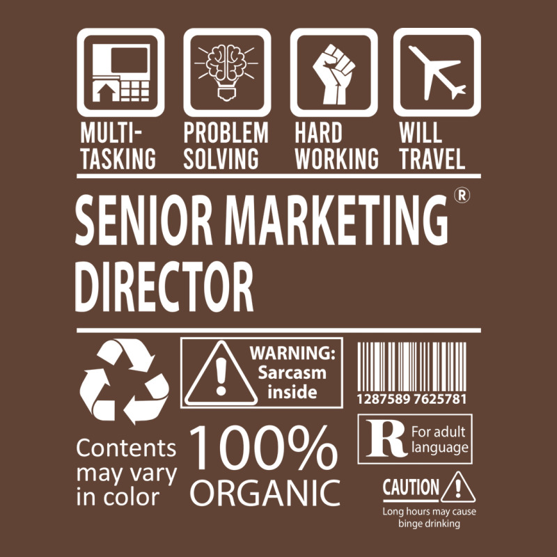 Senior Marketing Director T  Multitasking Certifie T-shirt | Artistshot