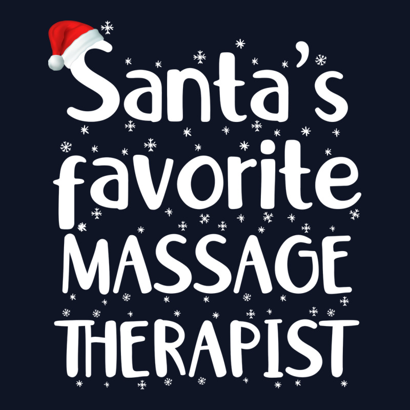 Santas Favorite Massage Therapist Funny Christmas Printed hat by auleyylgh | Artistshot