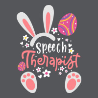 Bunny Speech Language Therapist Slp Happy Easter E Ladies Fitted T-shirt | Artistshot