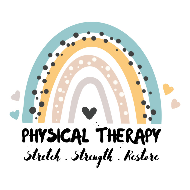 Physical Therapy Stretch Strength Restore Rainbow V-Neck Tee by mabreykantarg | Artistshot