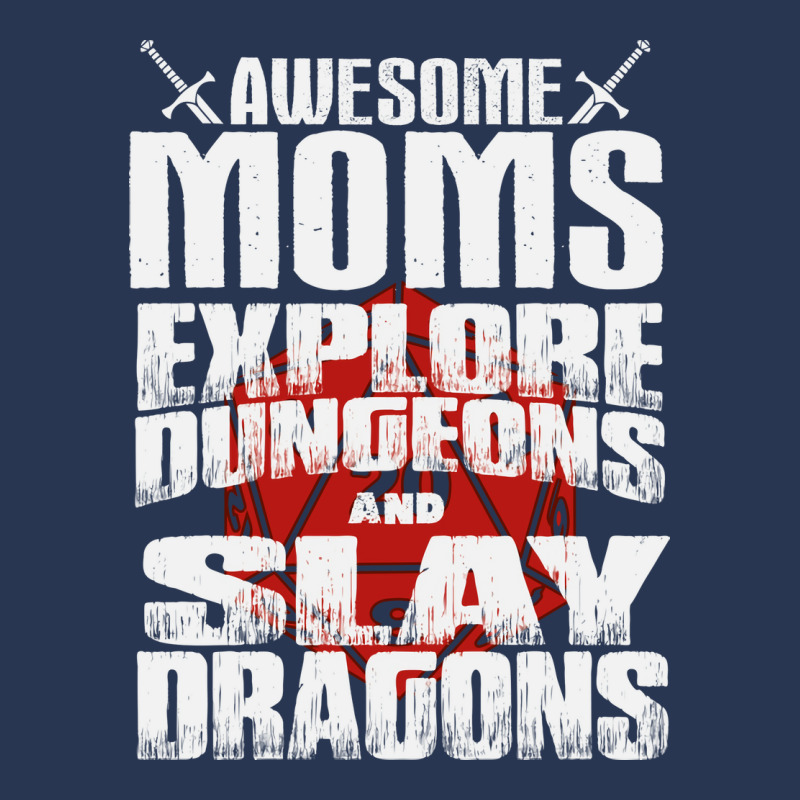 Awesome Moms Explore Dungeons And Slay Dragons Dun Ladies Denim Jacket by bobsusherenm | Artistshot