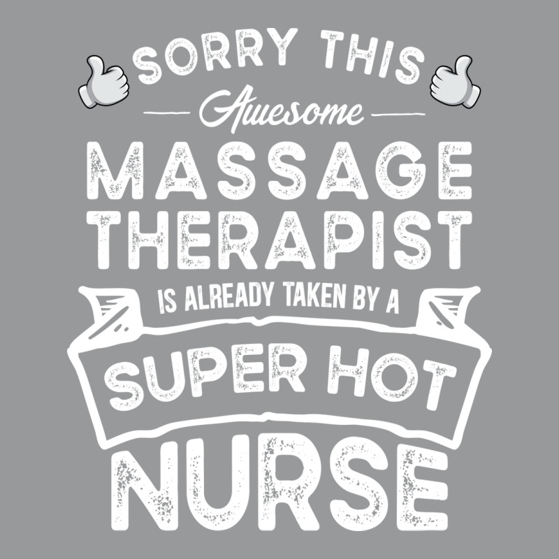 Sorry This Massage Therapist Is Taken Vintage Unisex Hoodie by mabreykantarg | Artistshot