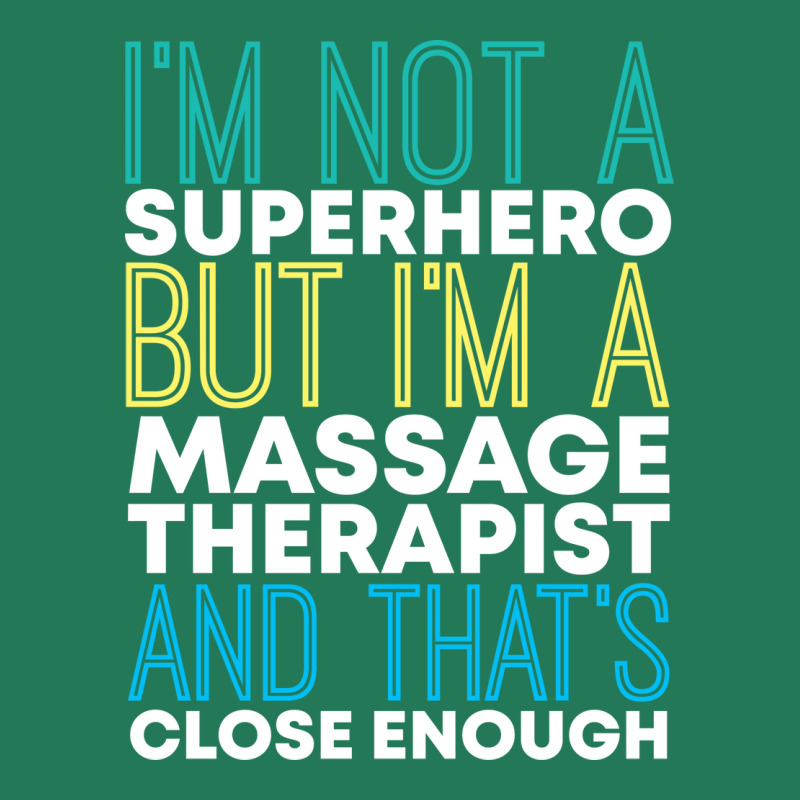 Superhero Massage Therapist Funny Girl Ladies Fitted T-Shirt by kijkxfgv | Artistshot