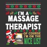 Massage Therapist  Ugly Christmas Massage Therapis Vintage Hoodie And Short Set | Artistshot