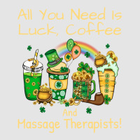 Massage Therapist Luck Coffee St Patricks Day Funn Exclusive T-shirt | Artistshot