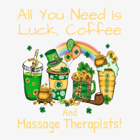 Massage Therapist Luck Coffee St Patricks Day Funn Champion Hoodie | Artistshot