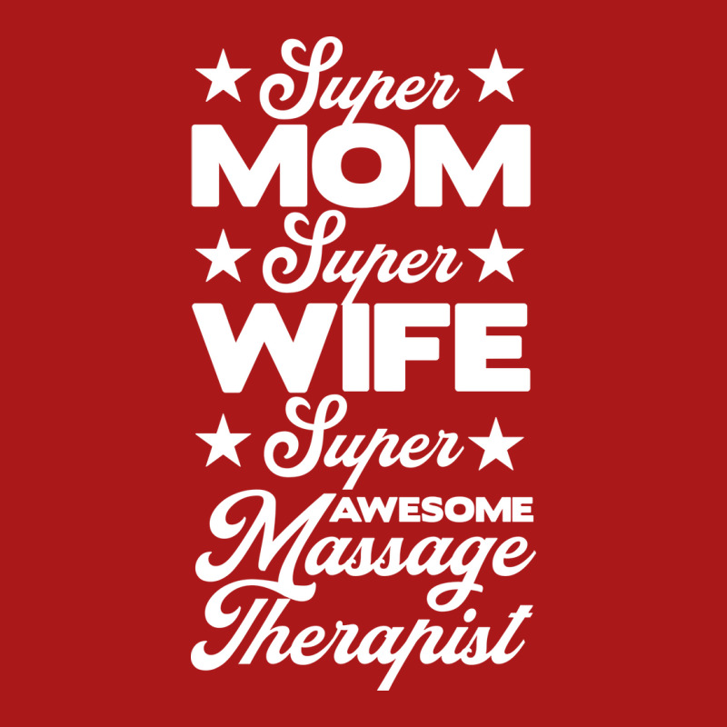 Mom Wife Massage Therapist Retro Adjustable Cap by drusilhamos | Artistshot