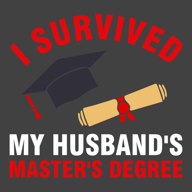 I Survived My Husbands Masters Degree Hipster Vintage T-Shirt by zeynelntiwaam | Artistshot