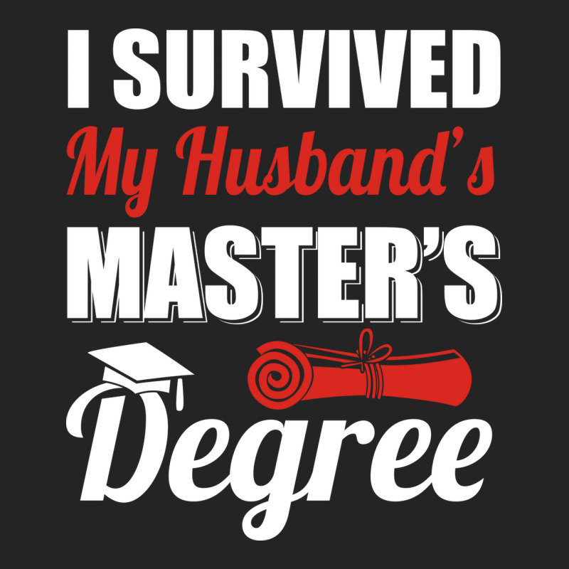 I Survived My Husbands Masters Degree Masters Grad 3/4 Sleeve Shirt by zeynelntiwaam | Artistshot