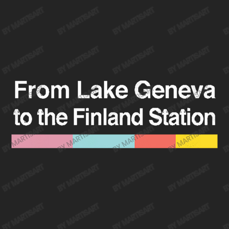 From Lake Geneva To The Finland Station   Lyrics F 3/4 Sleeve Shirt by MartisArt | Artistshot