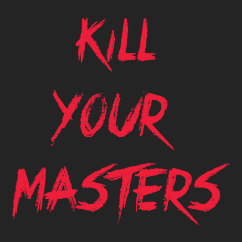 Kill Your Masters Blue 3/4 Sleeve Shirt by pertlsiuttib | Artistshot