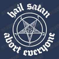 Hail Satan  Abort Everyone 2 Ladies Denim Jacket | Artistshot