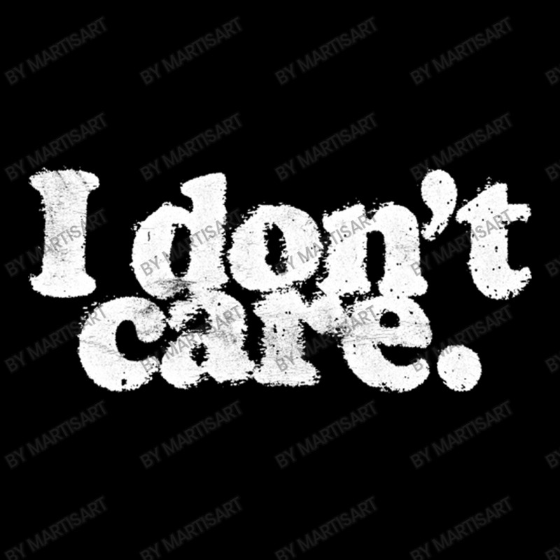 I Don't Care  Vintage Look Typography Design Youth Zipper Hoodie by MartisArt | Artistshot