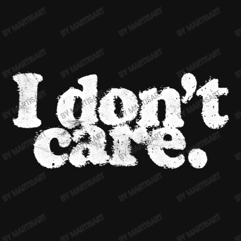 I Don't Care  Vintage Look Typography Design Baby Bibs by MartisArt | Artistshot