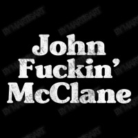 John Fuckin' Mcclane   80s Action Movie Fan Gift Maternity Scoop Neck T-shirt | Artistshot