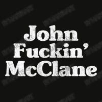 John Fuckin' Mcclane   80s Action Movie Fan Gift Scorecard Crop Tee | Artistshot