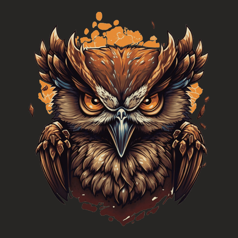 Owl Master Angry Ladies Fitted T-Shirt by AustinBranch111 | Artistshot