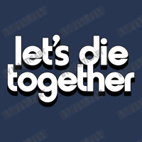 Let's Die Together   Nihilist Romance Ladies Denim Jacket | Artistshot